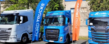 Ford F-MAX v modrém na jednání sdružení ČESMAD BOHEMIA v Brně