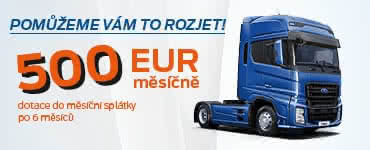 Tahače F-MAX s dotací 500 EUR do splátky